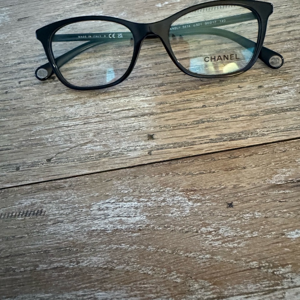 CHANEL Black  Women's Eyeglass Frames - Picture 3 of 7